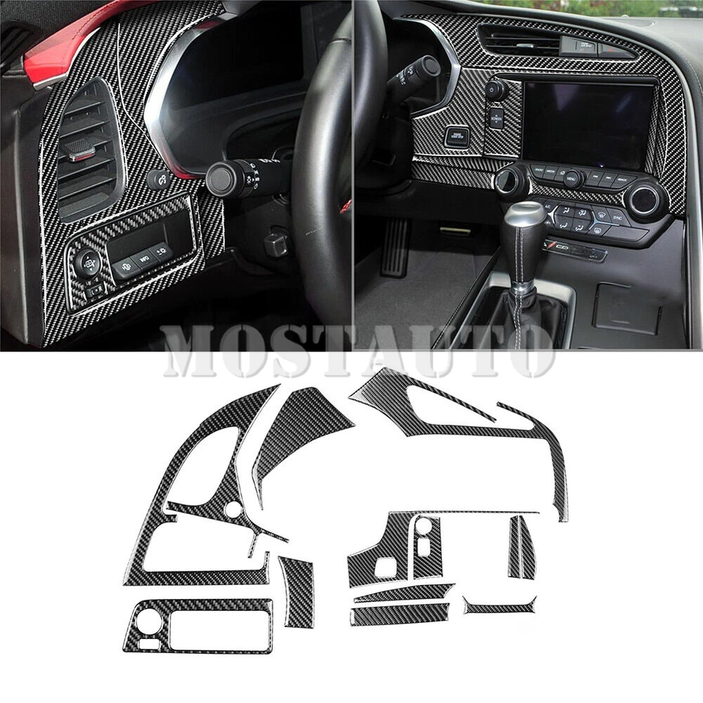 For Chevrolet Corvette C7 Soft Carbon Fiber Interior Front Dashboard Panel Cover Trim 2014-2019 12pcs (2 Color)
For Chevrolet Corvette C7 Soft Carbon Fiber Interior Front Dashboard Panel Cover Trim 2014-2019 12pcs (2 Color)
