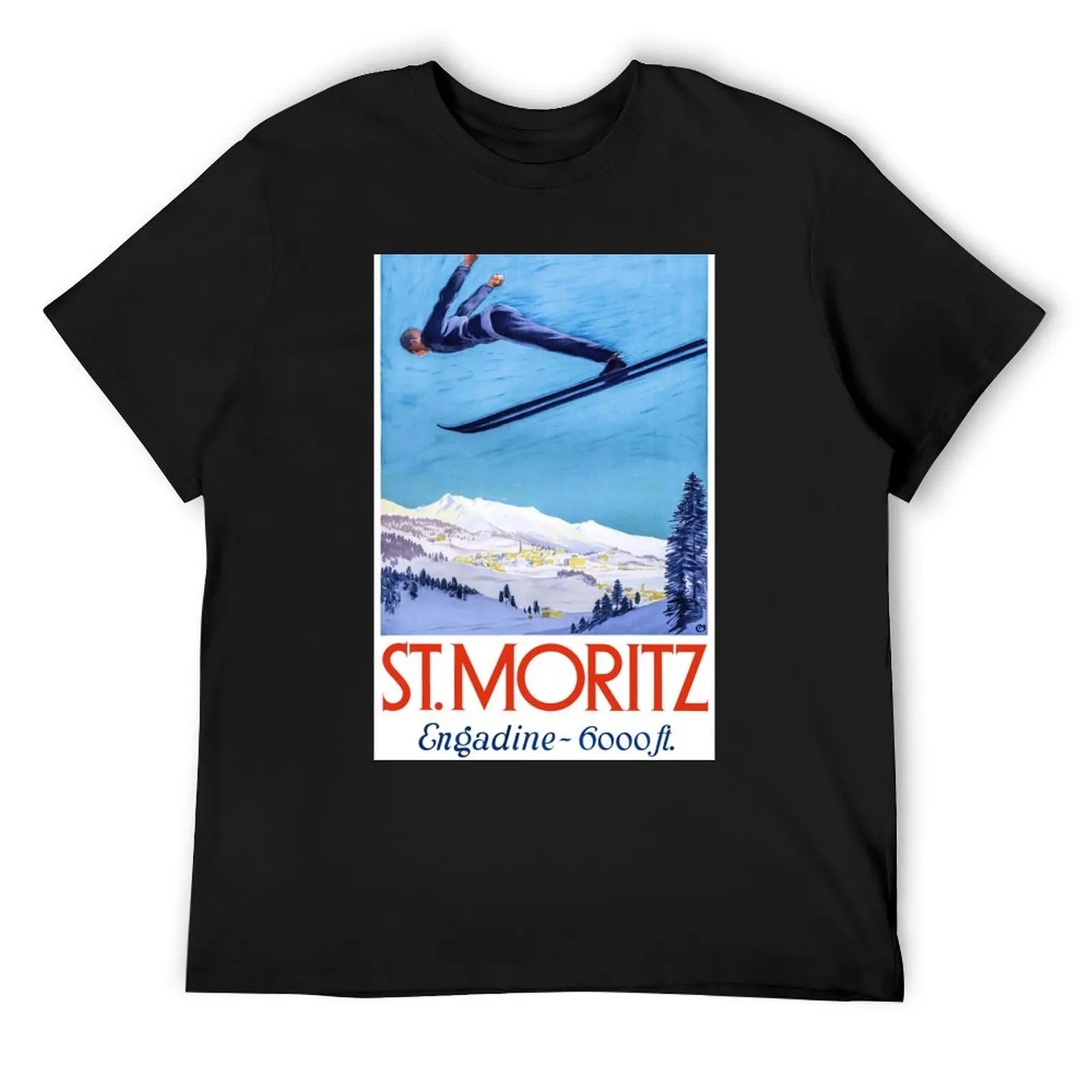 1928 St. Moritz Ski Jumper Switzerland Travel Poster T-Shirt Blouse korean fashion aesthetic clothes men t shirts high quality
1928 St. Moritz Ski Jumper Switzerland Travel Poster T-Shirt Blouse korean fashion aesthetic clothes men t shirts high quality
