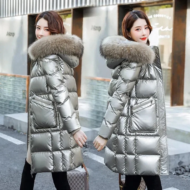 High Luxury Down Jacket Women 2024 Winter New Real Raccoon Fur Collar White Duck Down Coat Female Large Size Thick Hooded Parkas
High Luxury Down Jacket Women 2024 Winter New Real Raccoon Fur Collar White Duck Down Coat Female Large Size Thick Hooded Parkas