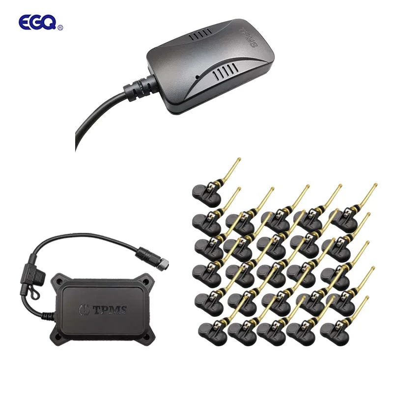 Standard Digital 232 Receiver 26 Wheels Truck/Trailer Tire Pressure Monitoring System Compatible With Various Vehicle Systems
Standard Digital 232 Receiver 26 Wheels Truck/Trailer Tire Pressure Monitoring System Compatible With Various Vehicle Systems