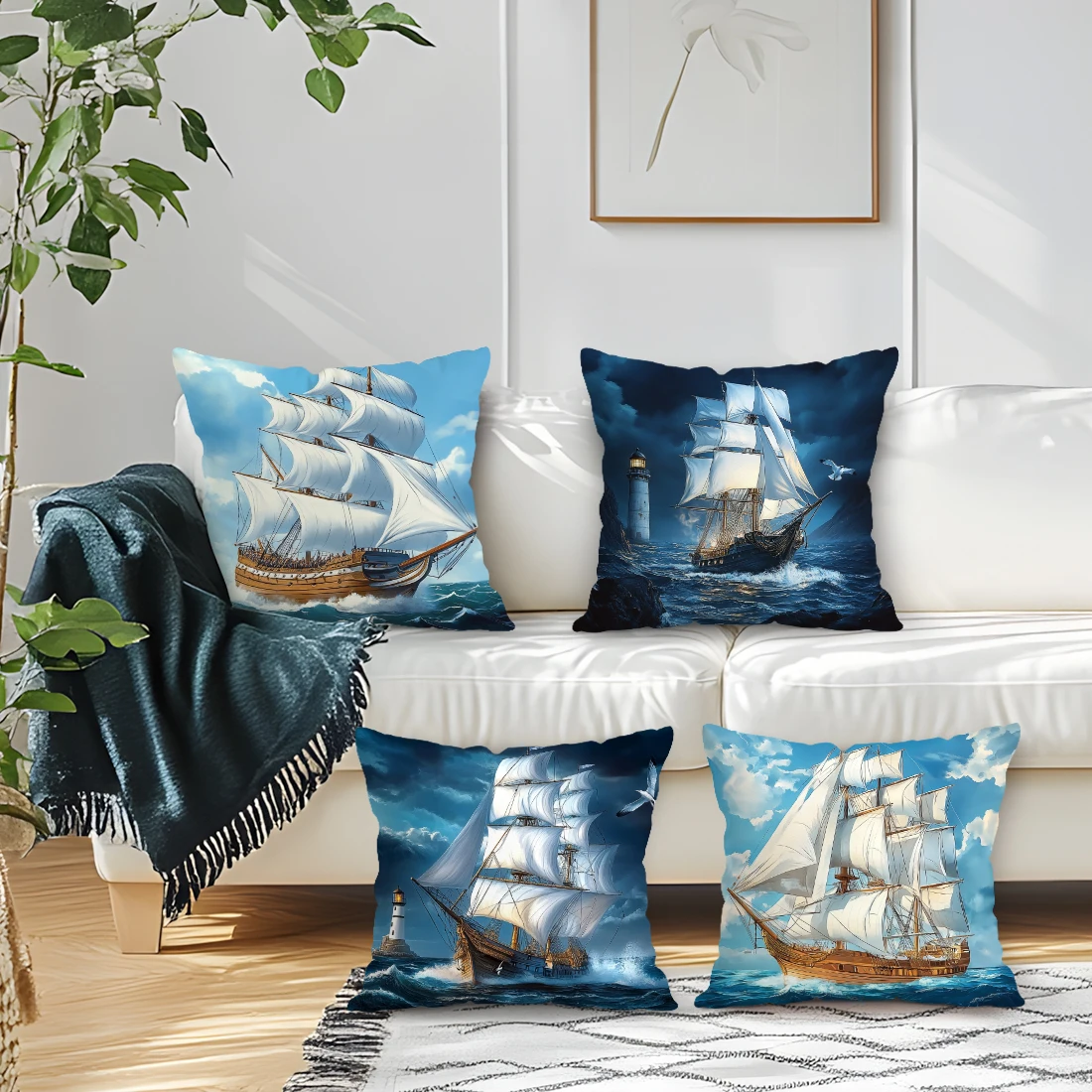 Sailing Ship Cushion Pillowcase Printed Polyester 45x45cm Throw Pillowcover Decorative Sofa Cushion Pillowslip Home Decor
Sailing Ship Cushion Pillowcase Printed Polyester 45x45cm Throw Pillowcover Decorative Sofa Cushion Pillowslip Home Decor