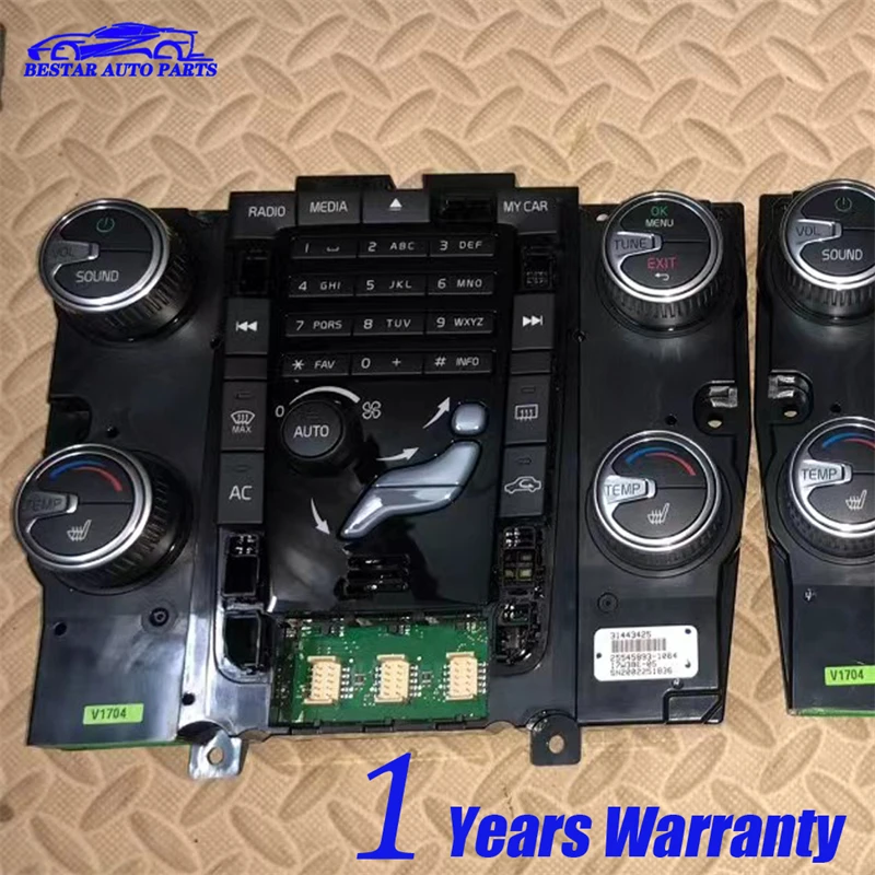 Refurbished Climate Control Module 31443425 for Volvo S80 S60 CCM 2014 - 2018
Refurbished Climate Control Module 31443425 for Volvo S80 S60 CCM 2014 - 2018