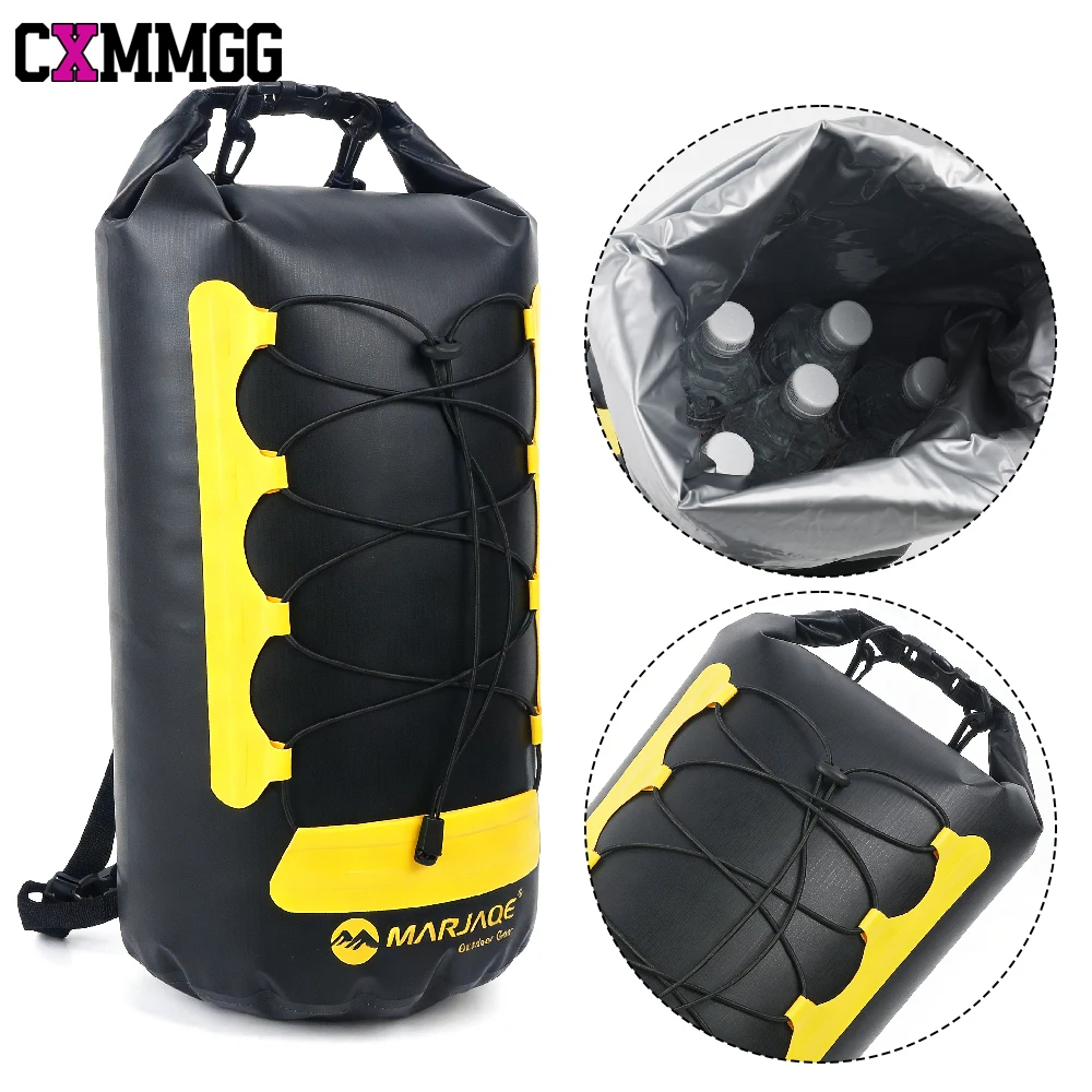 20L Floating Waterproof Dry Bag Backpack,Roll-Top Closure Lightweight Waterproof Pack for Kayaking, Paddle Boarding, Hiking
20L Floating Waterproof Dry Bag Backpack,Roll-Top Closure Lightweight Waterproof Pack for Kayaking, Paddle Boarding, Hiking
