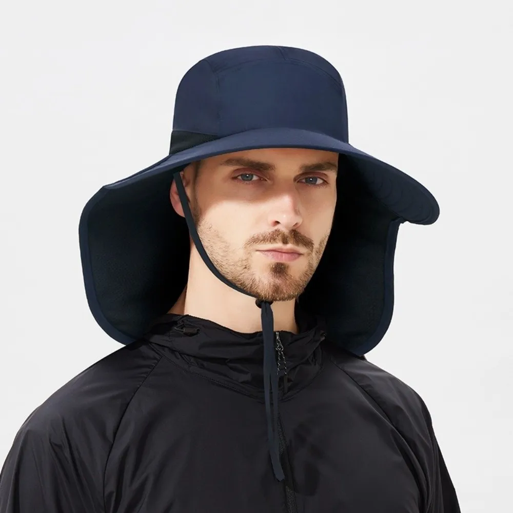Foldable Wide Brim Outdoor Sun Hat Adjustable with Neck Flap Fisherman Cap Breathable Quick-drying Bucket Cap Hiking
Foldable Wide Brim Outdoor Sun Hat Adjustable with Neck Flap Fisherman Cap Breathable Quick-drying Bucket Cap Hiking