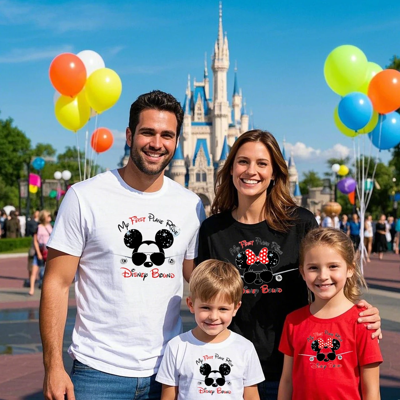 Disney Parent-child Clothing First Trip Cartoon Summer Family of Mother and Son Father and Daughter Fashion Short-sleeved Top
Disney Parent-child Clothing First Trip Cartoon Summer Family of Mother and Son Father and Daughter Fashion Short-sleeved Top