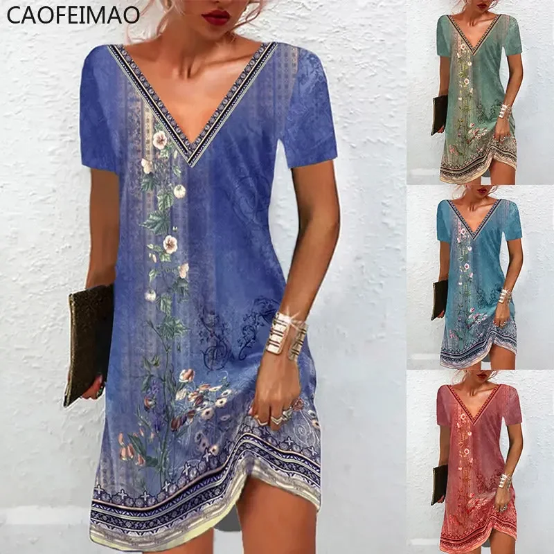 New Women's T-Shirts Spring Clothing Floral Graphic O-Neck Pullovers Short Sleeve Tops Streetwear Oversized Apparel Ladies 2025
New Women's T-Shirts Spring Clothing Floral Graphic O-Neck Pullovers Short Sleeve Tops Streetwear Oversized Apparel Ladies 2025