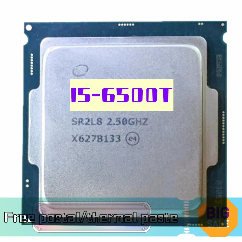 Core i5-6500T i5 6500T 2,5 GHz б/у четырехъядерный четырехпоточный Процессор 6M 35W LGA 1151
Core i5-6500T i5 6500T 2,5 GHz б/у четырехъядерный четырехпоточный Процессор 6M 35W LGA 1151