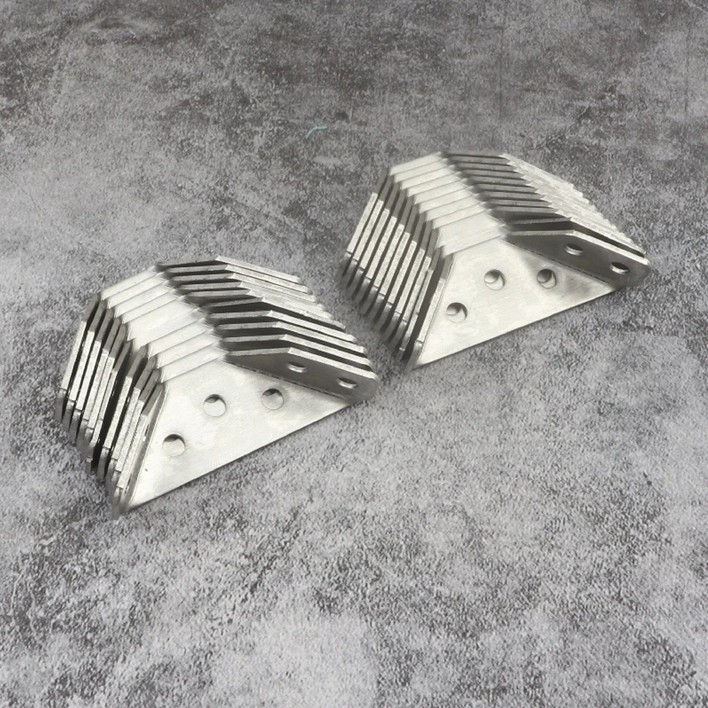 10 sets 6 8 20 pcs Stainless Steel Corner Code Connectors - Heavy Duty Right Angle Brackets for Furniture and Cabinets
10 sets 6 8 20 pcs Stainless Steel Corner Code Connectors - Heavy Duty Right Angle Brackets for Furniture and Cabinets