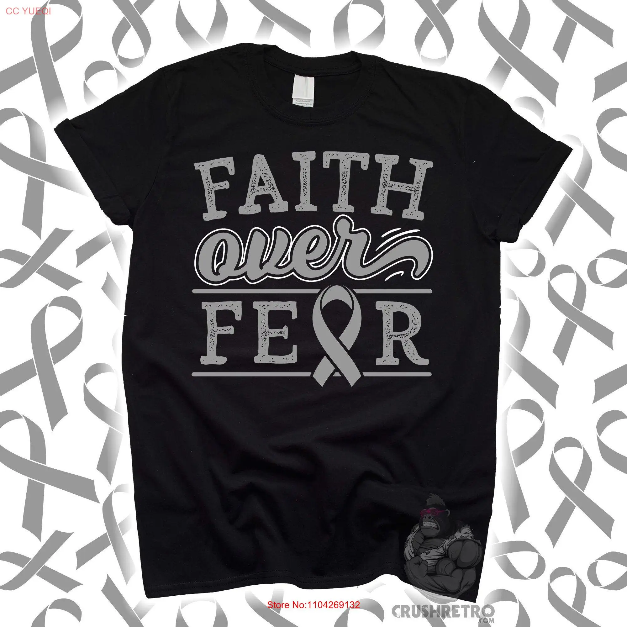 Футболка Faith Over Fear с информацией о раке мозга для детей SweaT Family Survivor Ribbon с длинными или короткими рукавами
Футболка Faith Over Fear с информацией о раке мозга для детей SweaT Family Survivor Ribbon с длинными или короткими рукавами