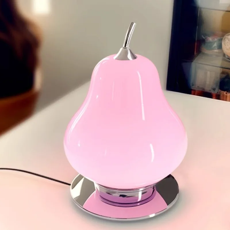 Creative Pink Girl's Heart Pear Floor Lamps Creative Living Room Artistic Decoration Bedroom Bedsides Atmosphere LED Table Light
Creative Pink Girl's Heart Pear Floor Lamps Creative Living Room Artistic Decoration Bedroom Bedsides Atmosphere LED Table Light