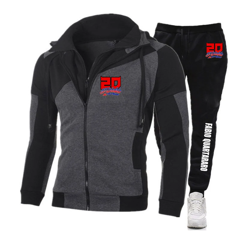 2026 Fabio Quartararo Motorcycle Rider Spring And Autumn New Men's Diagonal Zipper Hoodies Fashion Trouser Splicing Suit
2026 Fabio Quartararo Motorcycle Rider Spring And Autumn New Men's Diagonal Zipper Hoodies Fashion Trouser Splicing Suit