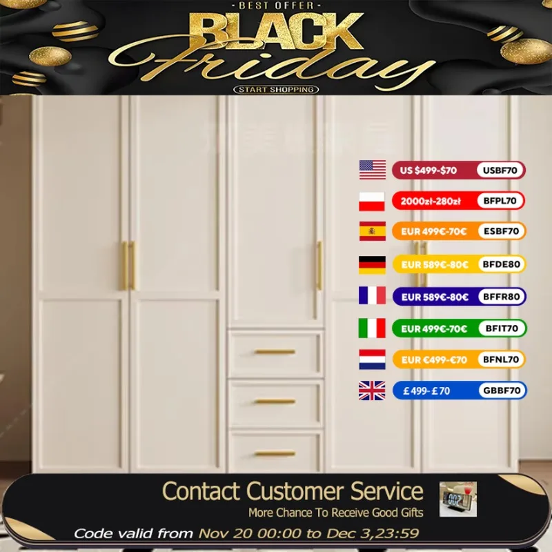 Full Size Clothes Wardrobes Luxury European Large Apartment Women Wardrobes Living Room Rangement Chambre Bedroom Furniture
Full Size Clothes Wardrobes Luxury European Large Apartment Women Wardrobes Living Room Rangement Chambre Bedroom Furniture