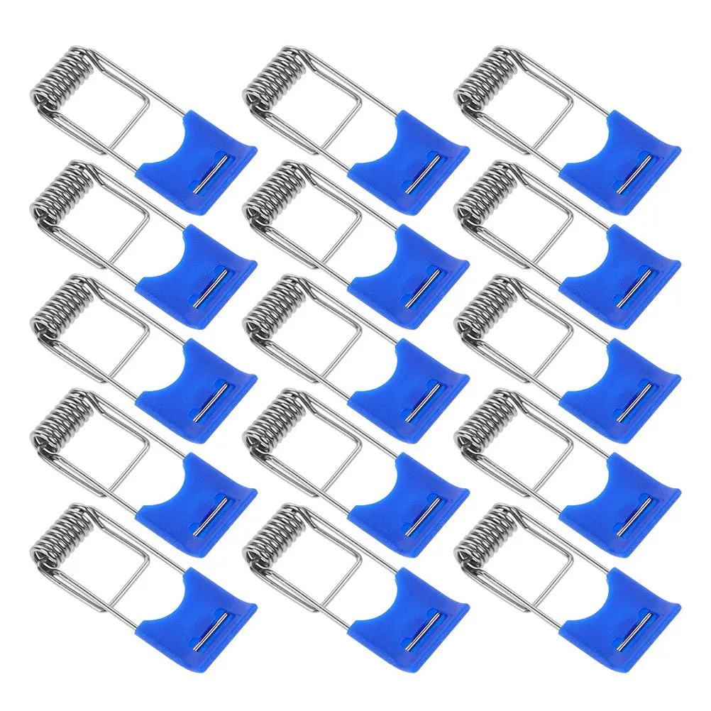 50pcs Spring Clips for Downlights Fixture Blue Ceiling Base Holder Easy Installation Firm Grip Versatile
50pcs Spring Clips for Downlights Fixture Blue Ceiling Base Holder Easy Installation Firm Grip Versatile