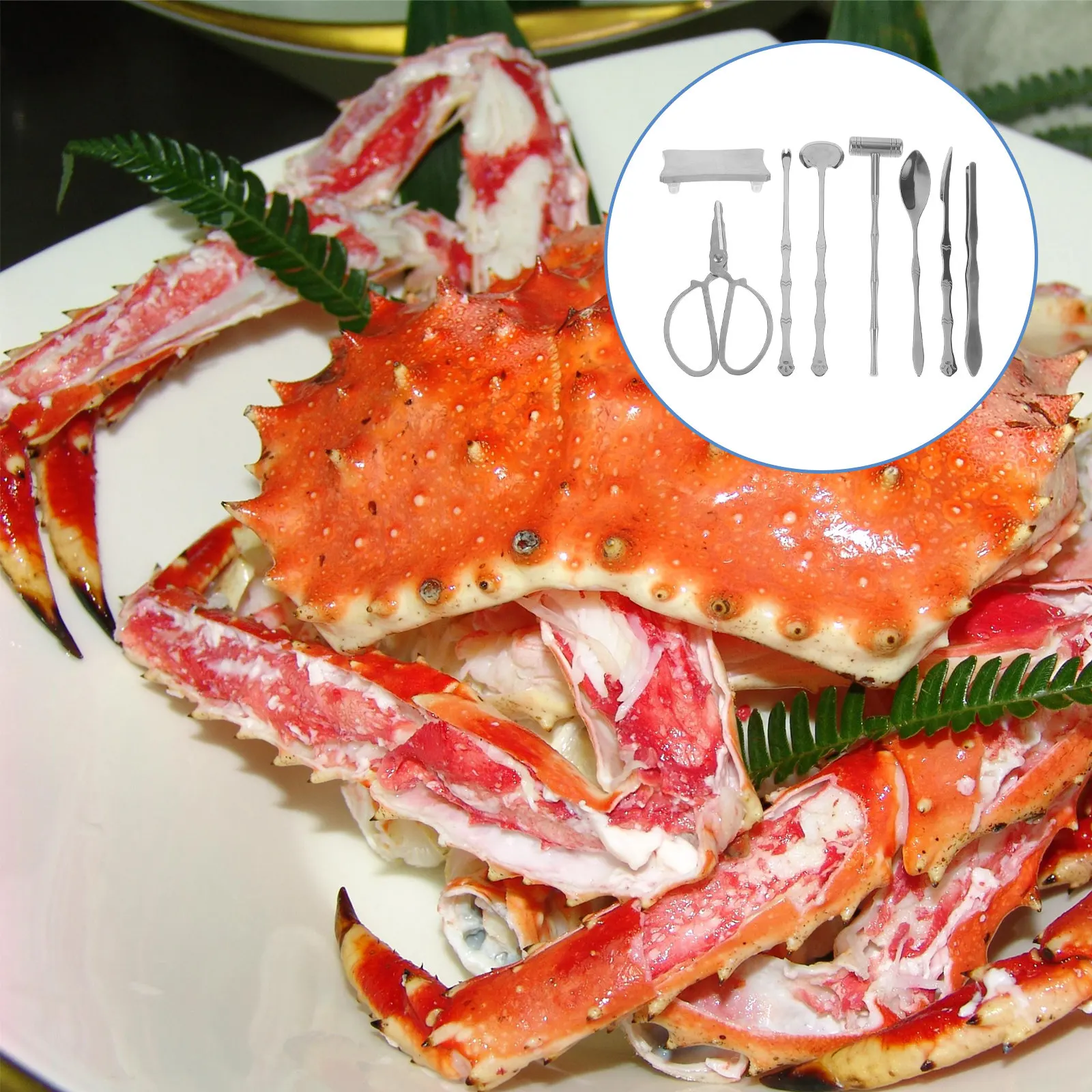 Набор инструментов для разделки креветок из нержавеющей стали: щипцы и ложки для морепродуктов, орехов, мандалин, грецких орехов и других скорлупчатых продуктов
Набор инструментов для разделки креветок из нержавеющей стали: щипцы и ложки для морепродуктов, орехов, мандалин, грецких орехов и других скорлупчатых продуктов