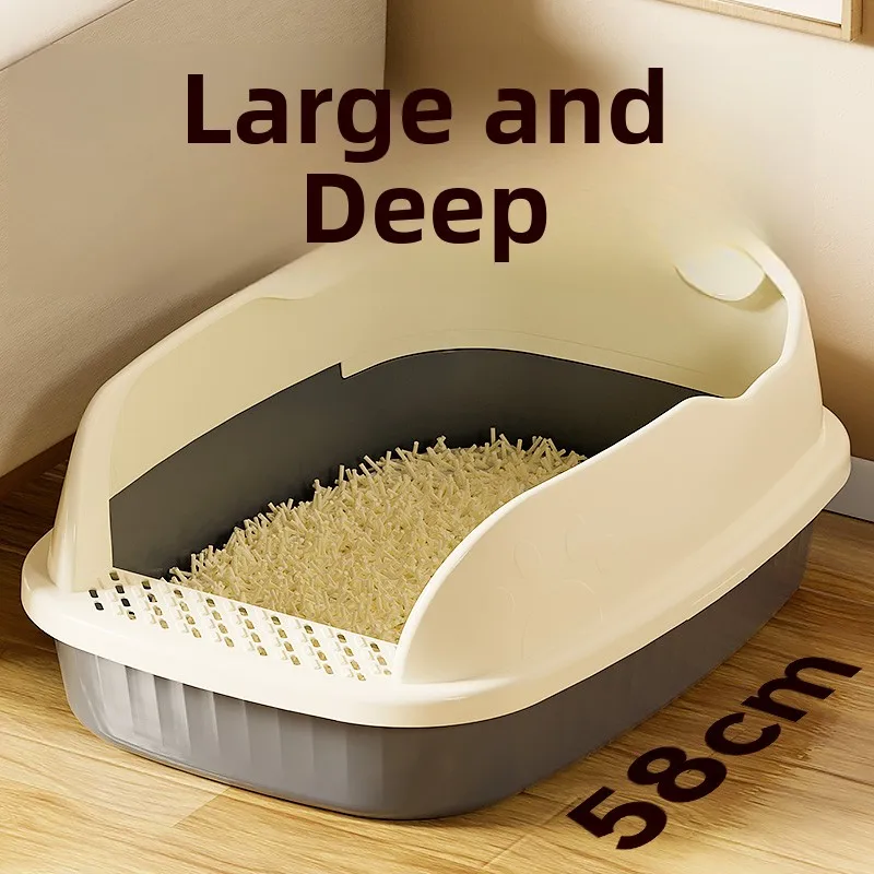 Extra Large Open Sle Litter Box Anti-Spla Toilet for Kittens Chongdogdog Brand Pet Supplies Sand Pan Litt...
Extra Large Open Sle Litter Box Anti-Spla Toilet for Kittens Chongdogdog Brand Pet Supplies Sand Pan Litt...