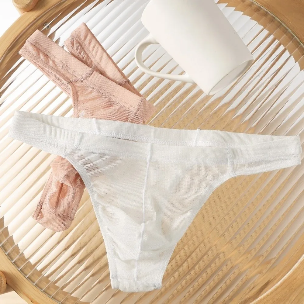 Soft Low Waist Men Mesh Thongs Underpants Transparent Men's Panties Underwear Solid Color Male Briefs Men
Soft Low Waist Men Mesh Thongs Underpants Transparent Men's Panties Underwear Solid Color Male Briefs Men