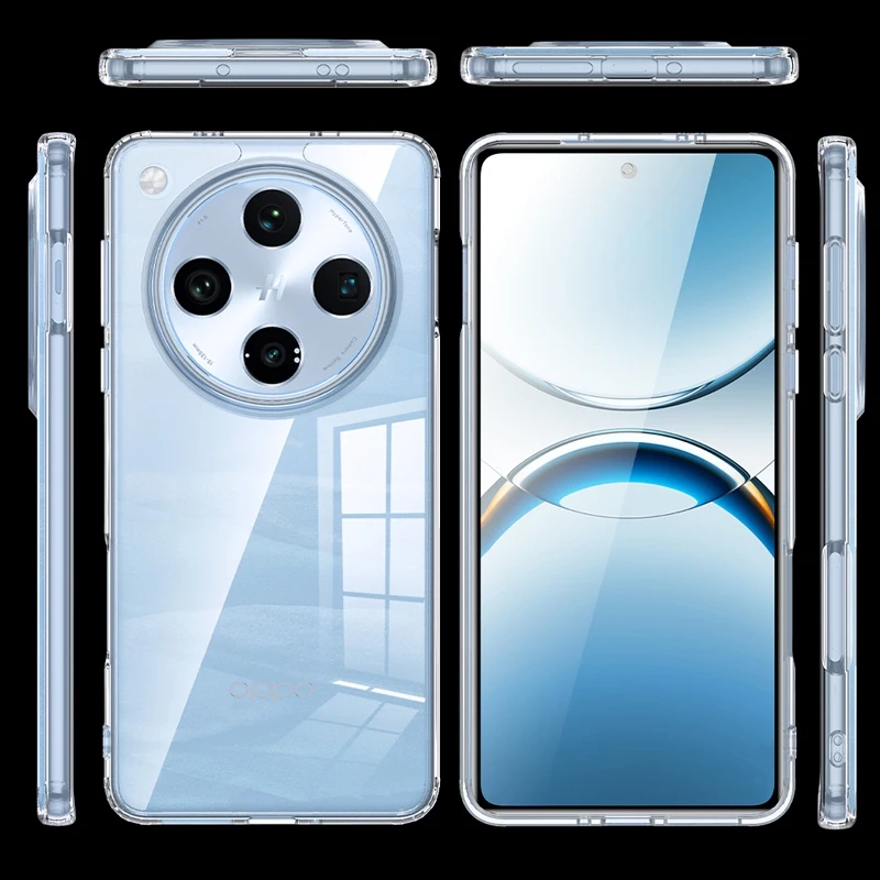 For OPPO Find X8 / X8 Pro Case ELVEV Beautiful Hard PC + Soft TPU Shockproof Crystal Clear Protective Cover
For OPPO Find X8 / X8 Pro Case ELVEV Beautiful Hard PC + Soft TPU Shockproof Crystal Clear Protective Cover