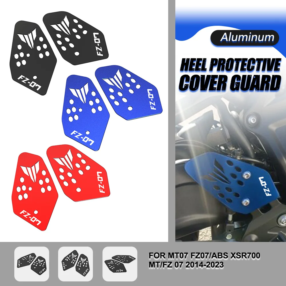 Motorcycle Left Right Heel Guards Protector Guard For YAMAHA MT07 FZ07/ABS XSR700 MT/FZ 07 2014-2023 Foot Peg Heel Plates Guard
Motorcycle Left Right Heel Guards Protector Guard For YAMAHA MT07 FZ07/ABS XSR700 MT/FZ 07 2014-2023 Foot Peg Heel Plates Guard