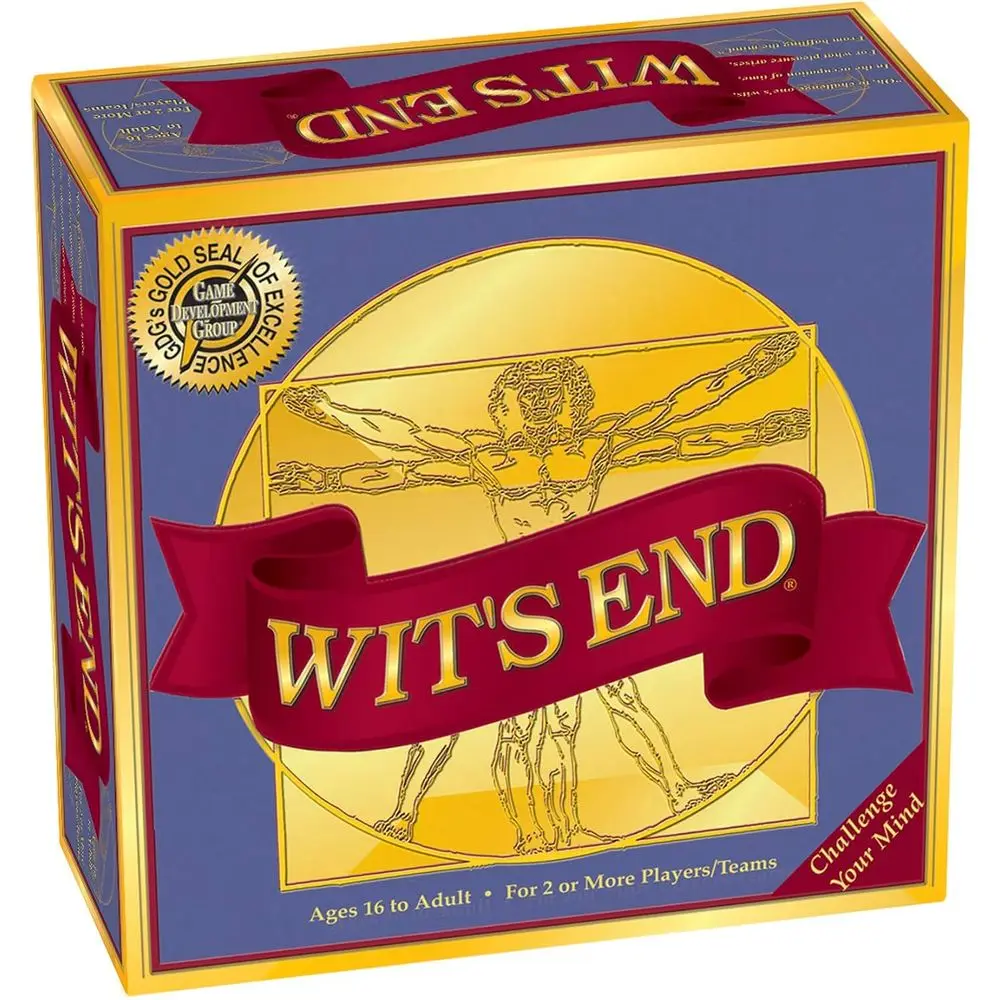 Wit's End — A Smart, Mind-Bending Trivia & Brain Teaser Game That Will Challenge Your Wits & Knowledge — Adult & amily Night un
Wit's End — A Smart, Mind-Bending Trivia & Brain Teaser Game That Will Challenge Your Wits & Knowledge — Adult & amily Night un