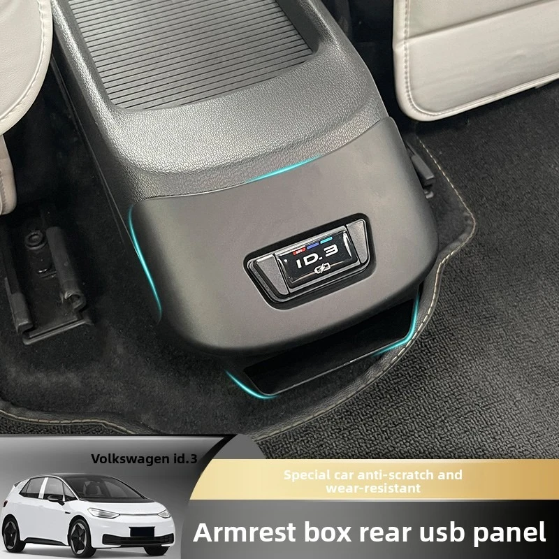 For Volkswagen ID.3 Car Modified Center Console Armrest Box Rear Central USB Panel Storage Box Decorative Supplies
For Volkswagen ID.3 Car Modified Center Console Armrest Box Rear Central USB Panel Storage Box Decorative Supplies