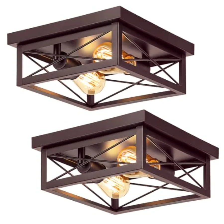 Hallway Light Fixtures Ceiling, 2-Light Farmhouse Industrial Flush Mount Ceiling Lights, Modern Metal Kitchen Light Fixtures, C
Hallway Light Fixtures Ceiling, 2-Light Farmhouse Industrial Flush Mount Ceiling Lights, Modern Metal Kitchen Light Fixtures, C