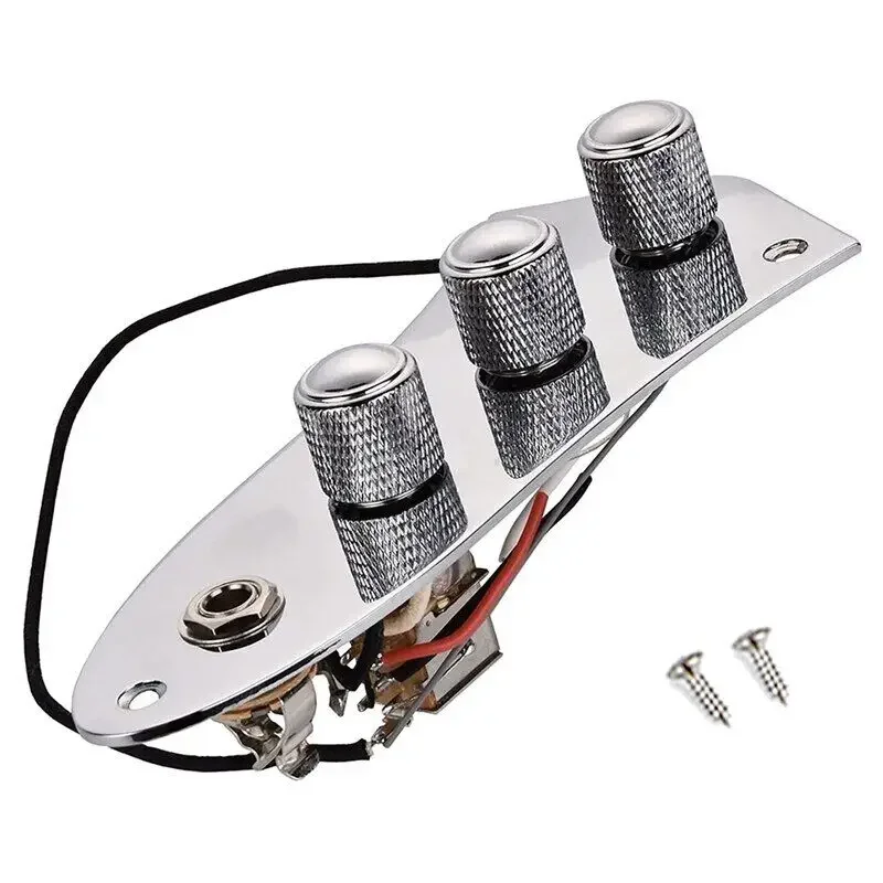 pre-wired control board for jazz bass guitar W/ harness push-pull potentialiometer
pre-wired control board for jazz bass guitar W/ harness push-pull potentialiometer