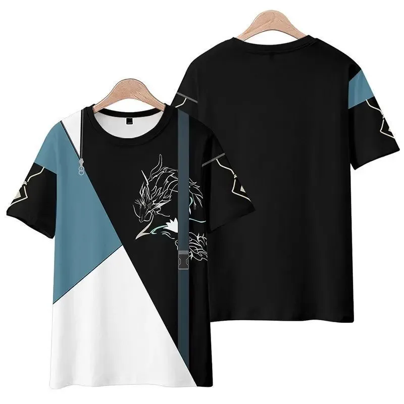 Honkai Star Rail Dan Heng Cosplay Shirt Summer Imbibitor Lunae 3D Print T-shirt Fashion Party Tops Streetwear Shirt
Honkai Star Rail Dan Heng Cosplay Shirt Summer Imbibitor Lunae 3D Print T-shirt Fashion Party Tops Streetwear Shirt