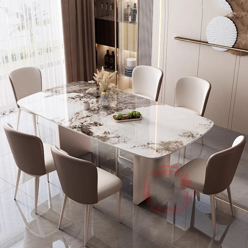Chairs Marble Dining Room Set Table Kitchen Coffee Nordic Luxury Round Modern Dining Room Set Mainstays Muebles Room Furniture
Chairs Marble Dining Room Set Table Kitchen Coffee Nordic Luxury Round Modern Dining Room Set Mainstays Muebles Room Furniture