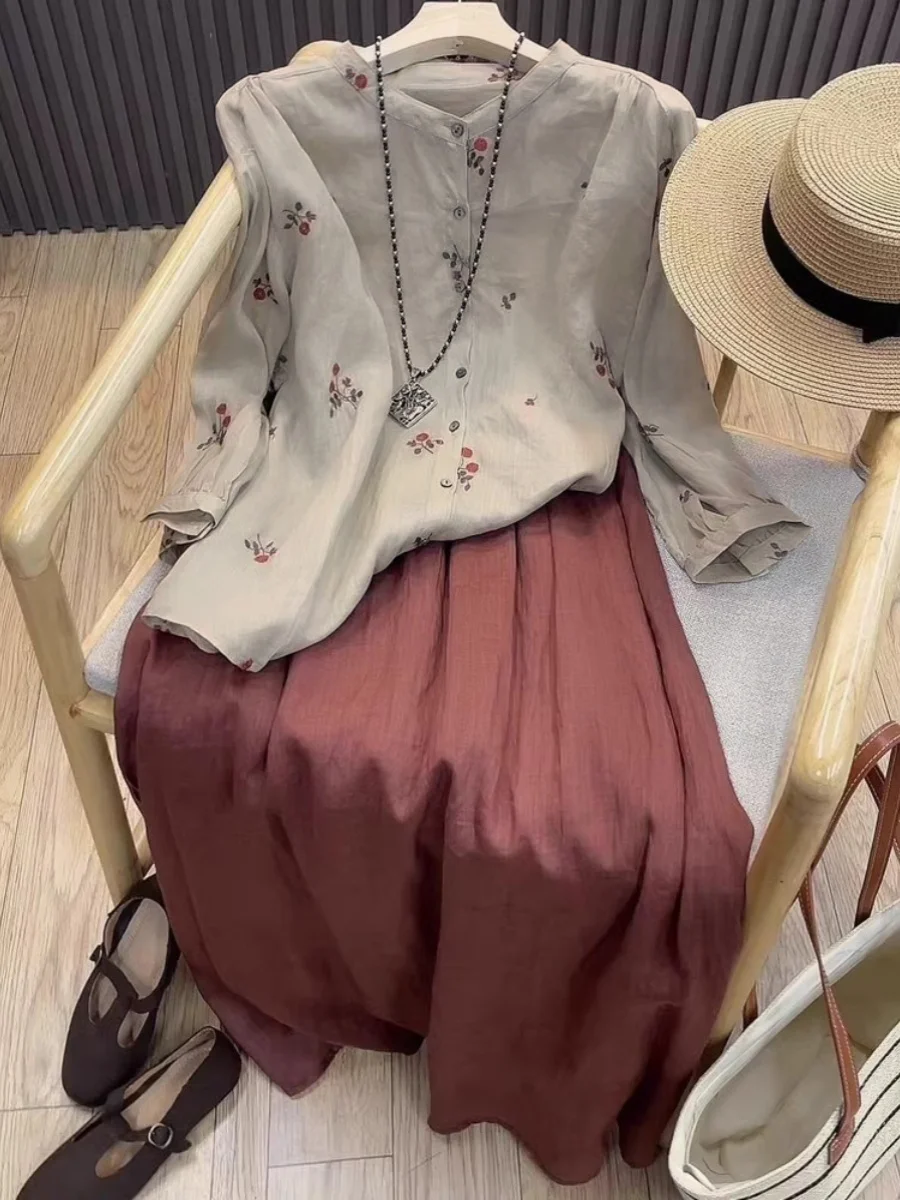 Fashionable Salt Series Light Maturity Pear Shape Body Shirt Half Skirt Women's Summer Two-Piece Set Korean Style Polyester F...
Fashionable Salt Series Light Maturity Pear Shape Body Shirt Half Skirt Women's Summer Two-Piece Set Korean Style Polyester F...