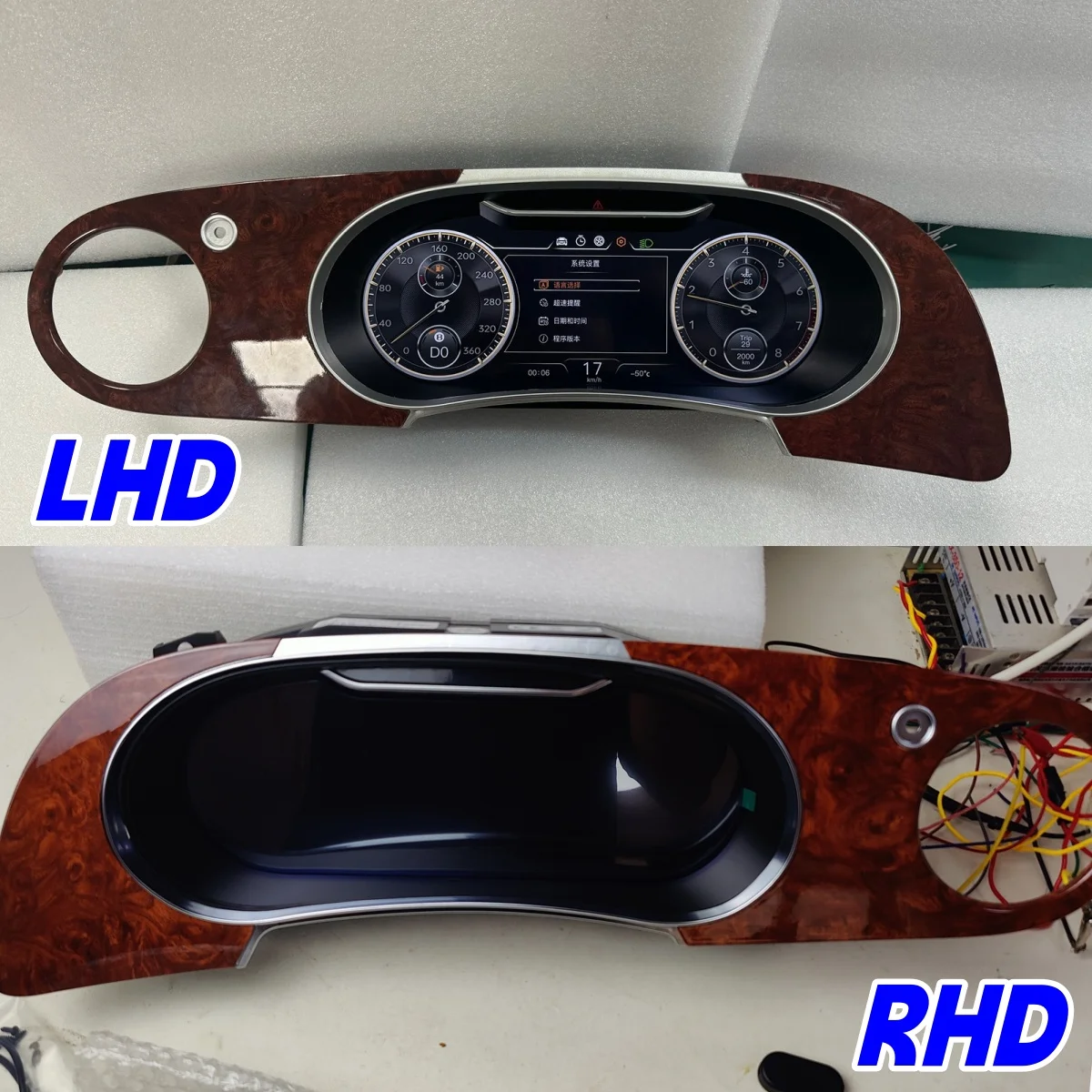 GZ Car LCD Instrument For Bentley Flying Spur Continental GT 2005 2006~2012 2019 GPS Radio Cluster Dashboard Speedometer Android
GZ Car LCD Instrument For Bentley Flying Spur Continental GT 2005 2006~2012 2019 GPS Radio Cluster Dashboard Speedometer Android