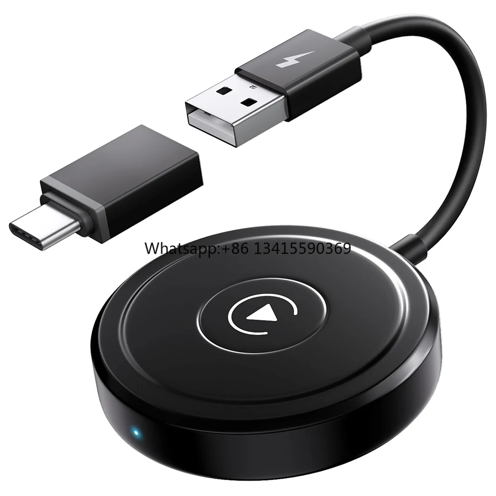 Беспроводной адаптер CarPlay для iPhone и Android Auto CarPlay Dongle преобразует проводку в беспроводе для автомобилей
Беспроводной адаптер CarPlay для iPhone и Android Auto CarPlay Dongle преобразует проводку в беспроводе для автомобилей