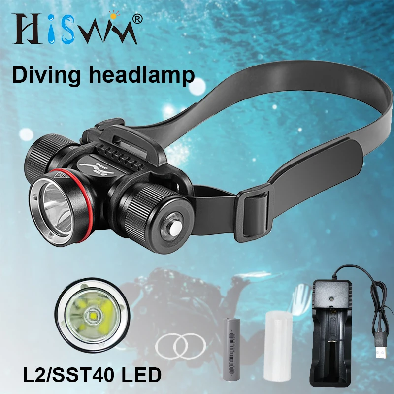 HISWN DH06 Diving headlight 1000LM head LED front flashlight rechargeable IPX8 waterproof Suitable for scuba diving 5 modes
HISWN DH06 Diving headlight 1000LM head LED front flashlight rechargeable IPX8 waterproof Suitable for scuba diving 5 modes