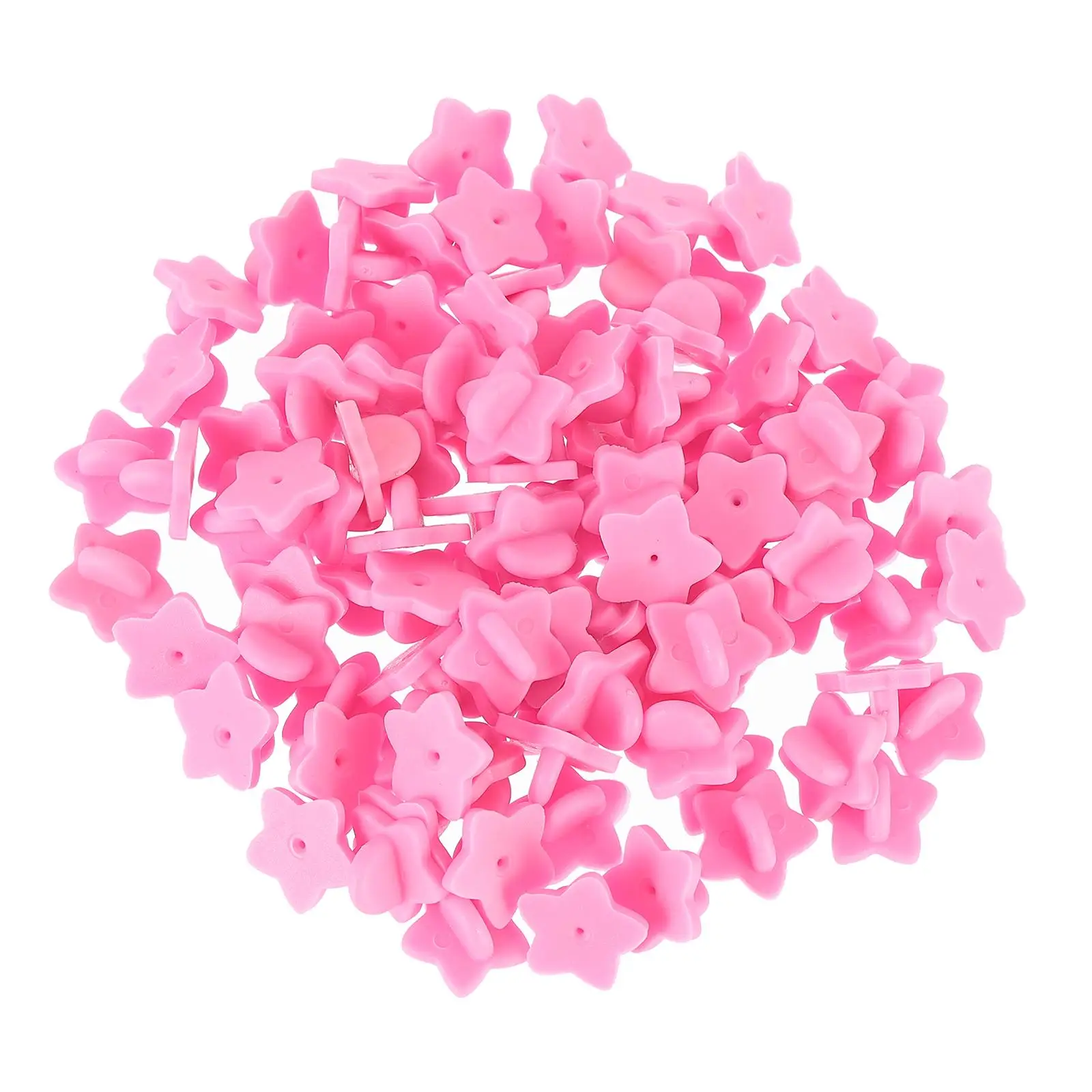 100PCS Star Shaped Pin Backs Rubber Clutch Backing for Lapel Tie Tacks Badges Holding Jewelry Accessories Creative Cap
100PCS Star Shaped Pin Backs Rubber Clutch Backing for Lapel Tie Tacks Badges Holding Jewelry Accessories Creative Cap