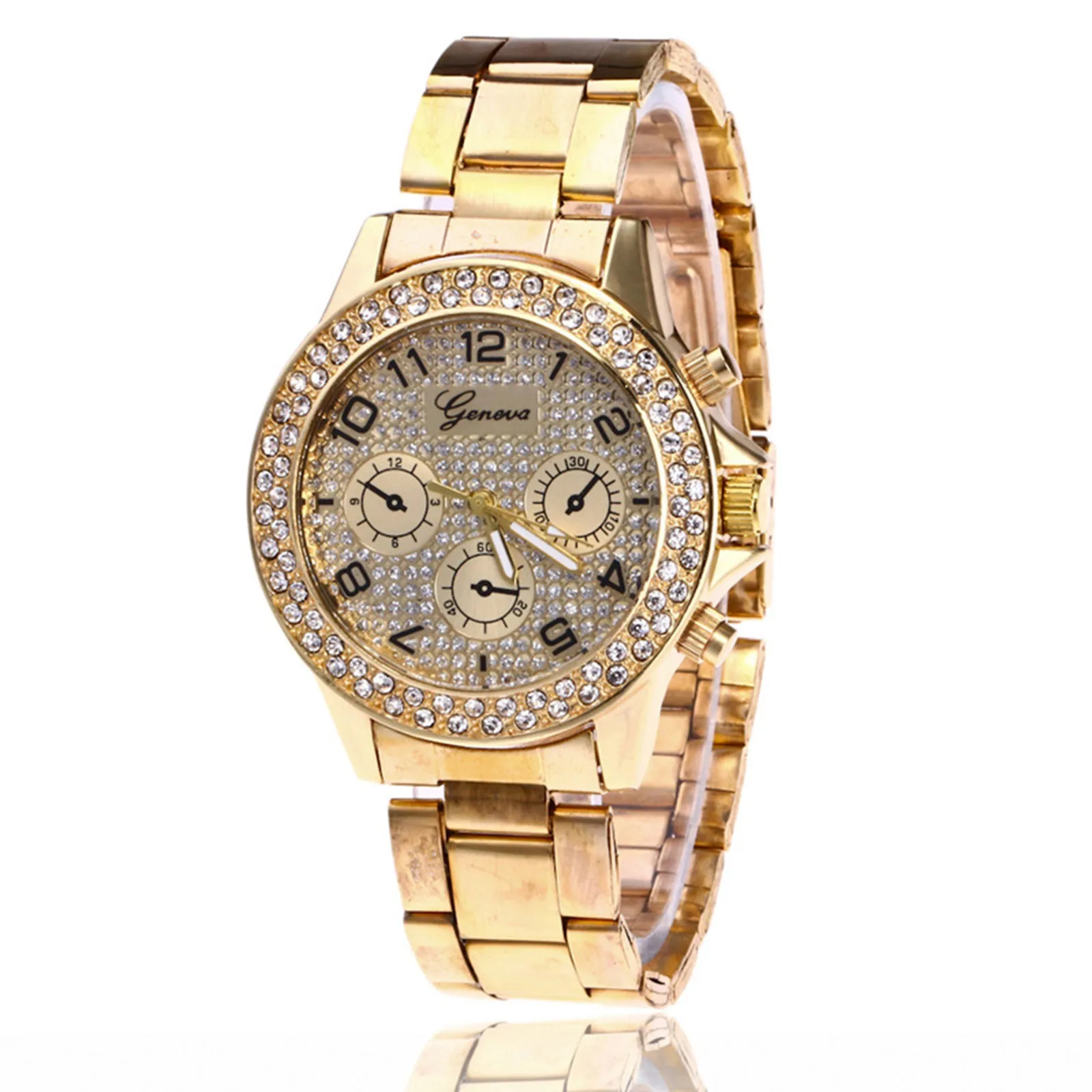 Fashion Women Wristwatch Stainless Steel Strap Quartz Watches Roman Double Circle Diamond Exquisite Luxury Watch Gift For Wife
Fashion Women Wristwatch Stainless Steel Strap Quartz Watches Roman Double Circle Diamond Exquisite Luxury Watch Gift For Wife