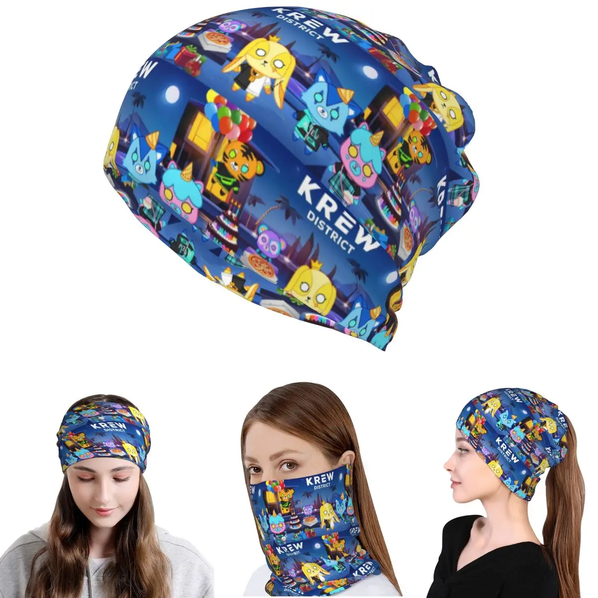 Cartoon ItsFunneh Krew District Bandana Neck Cover Wrap Mask Scarf Warm Cycling Scarf Beanies Hat for Men Women Adult Breathable
Cartoon ItsFunneh Krew District Bandana Neck Cover Wrap Mask Scarf Warm Cycling Scarf Beanies Hat for Men Women Adult Breathable