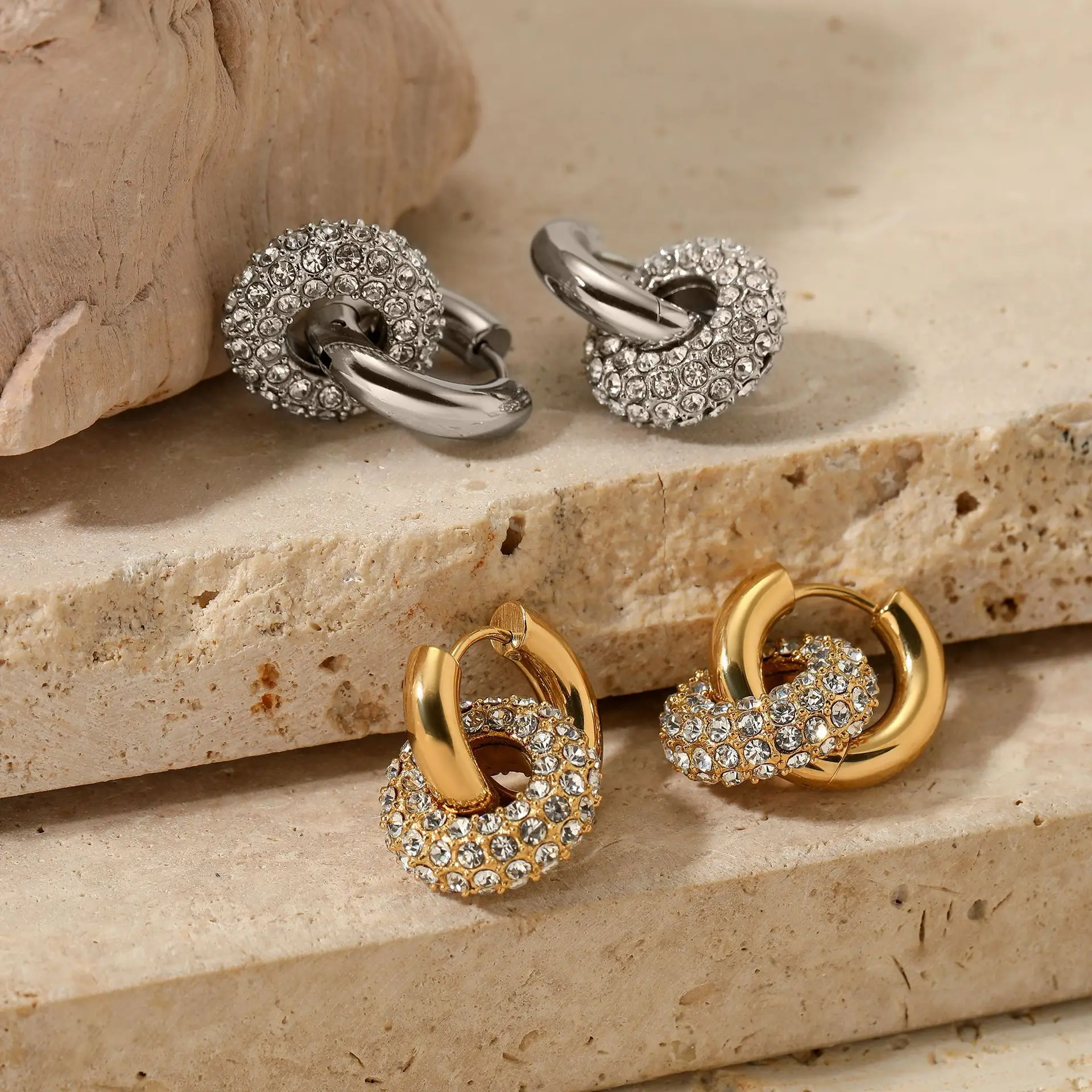 Keen-on Women's Earrings Choice Jewelry Wedding Earring Stainless Steel Decoration Zirconia Luxury Designer Delicate Sphere New
Keen-on Women's Earrings Choice Jewelry Wedding Earring Stainless Steel Decoration Zirconia Luxury Designer Delicate Sphere New