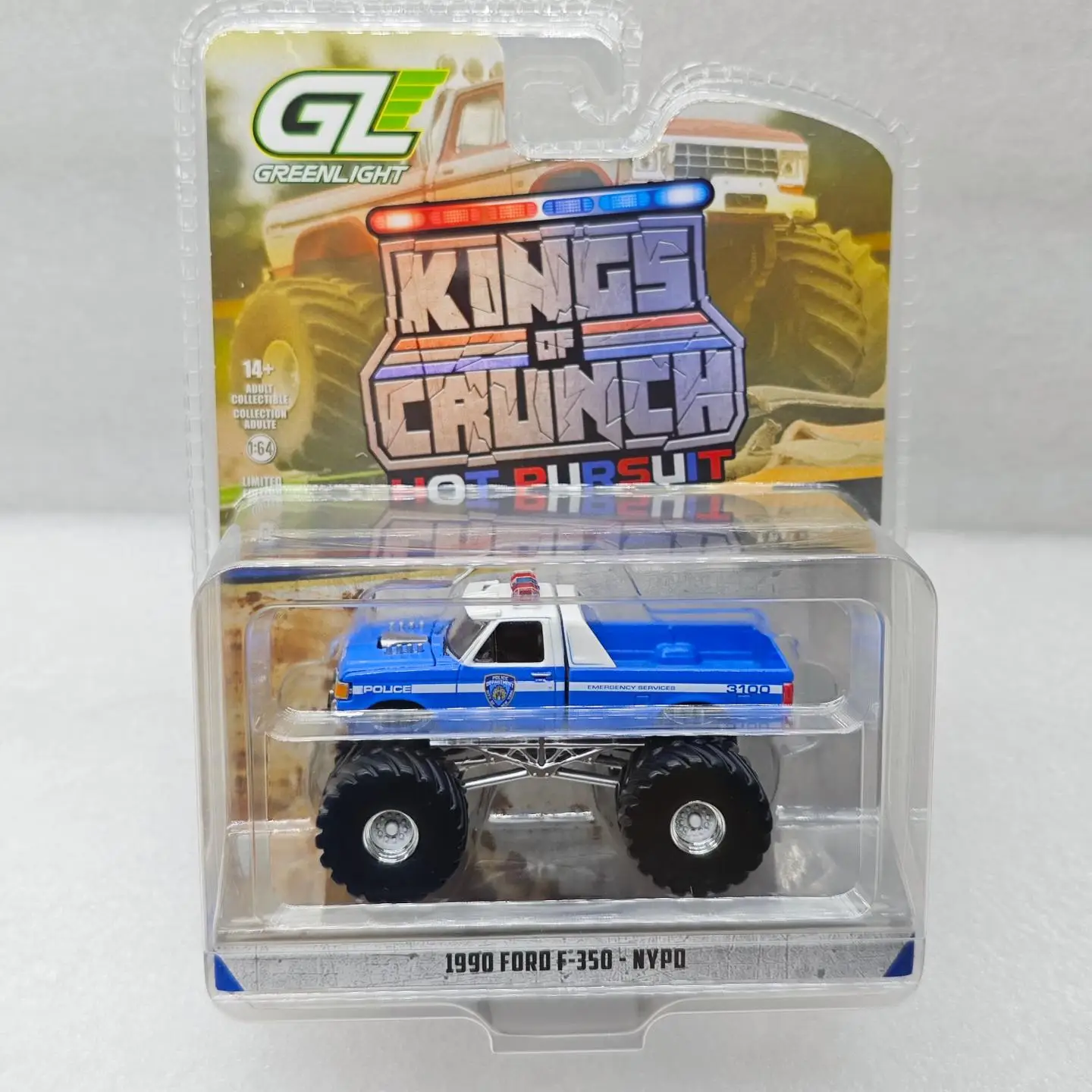 Коллекционная модель автомобиля GreenLight 1:64 Kings Of Crunch-1990 Ford F-350 из литого под давлением сплава, подарок
Коллекционная модель автомобиля GreenLight 1:64 Kings Of Crunch-1990 Ford F-350 из литого под давлением сплава, подарок