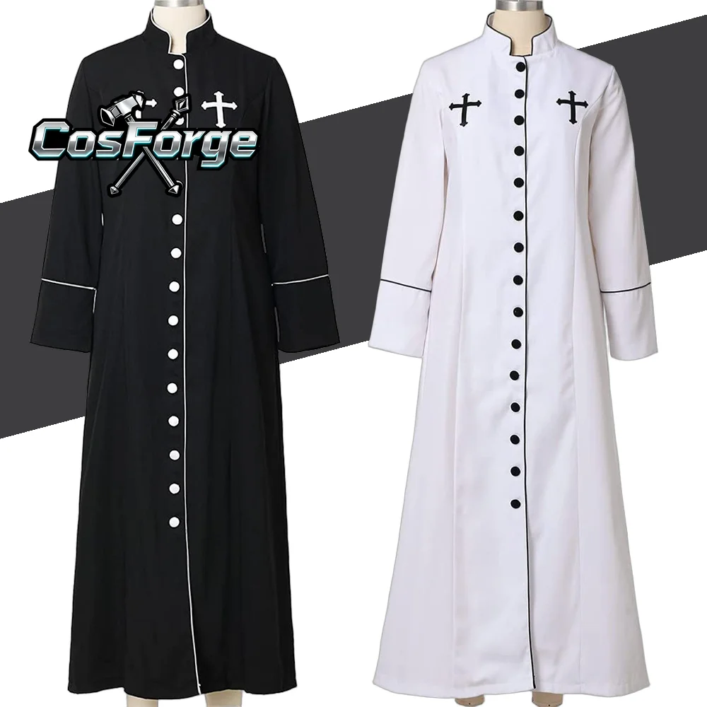 Church Priest Robes with Standing Collar - Long Sleeve Stage Costume
Church Priest Robes with Standing Collar - Long Sleeve Stage Costume