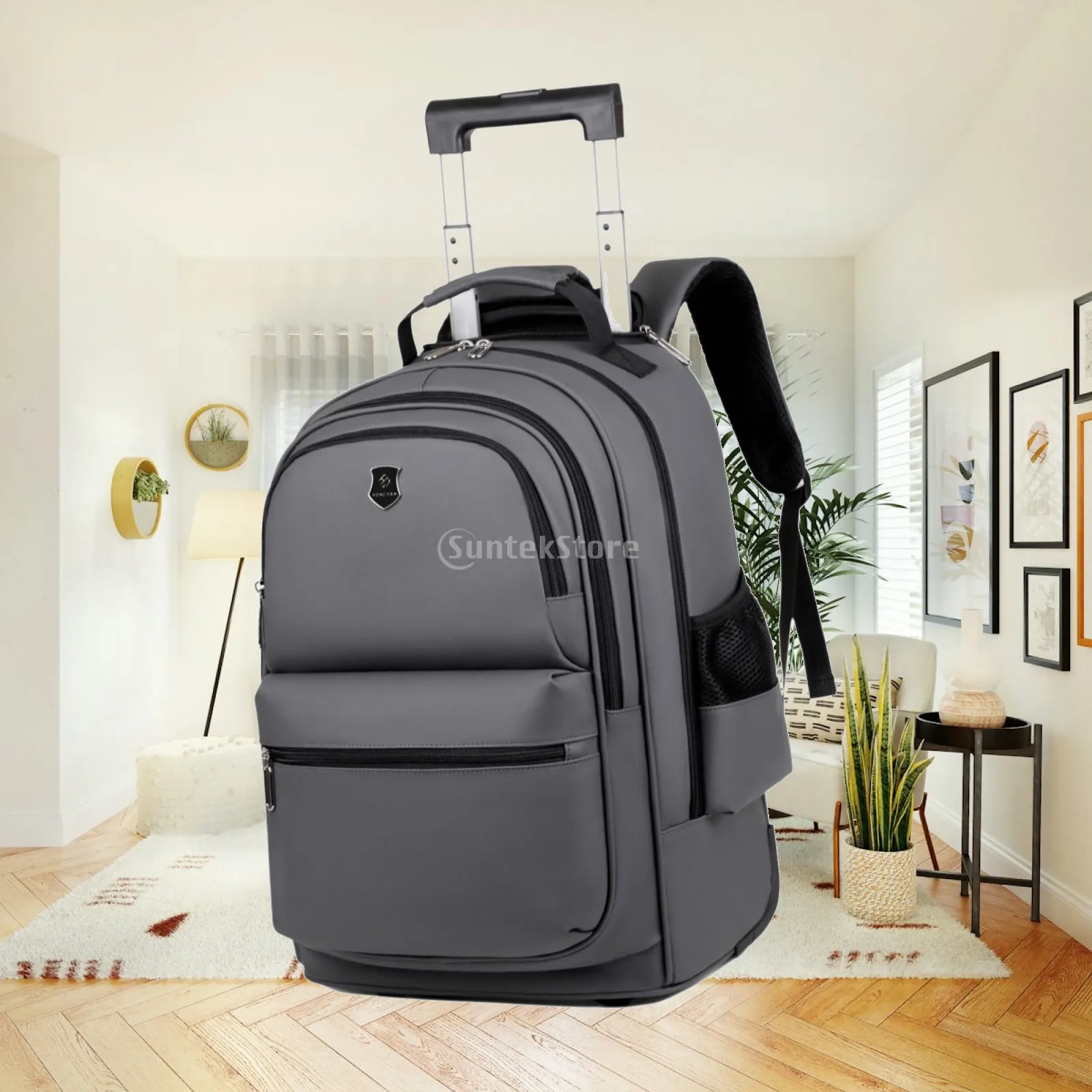 Rolling Duffel Bag Waterproof Carry on Water Resistant Trolley Polyester Luggage for Travel Computer Men and Women Gym Business
Rolling Duffel Bag Waterproof Carry on Water Resistant Trolley Polyester Luggage for Travel Computer Men and Women Gym Business