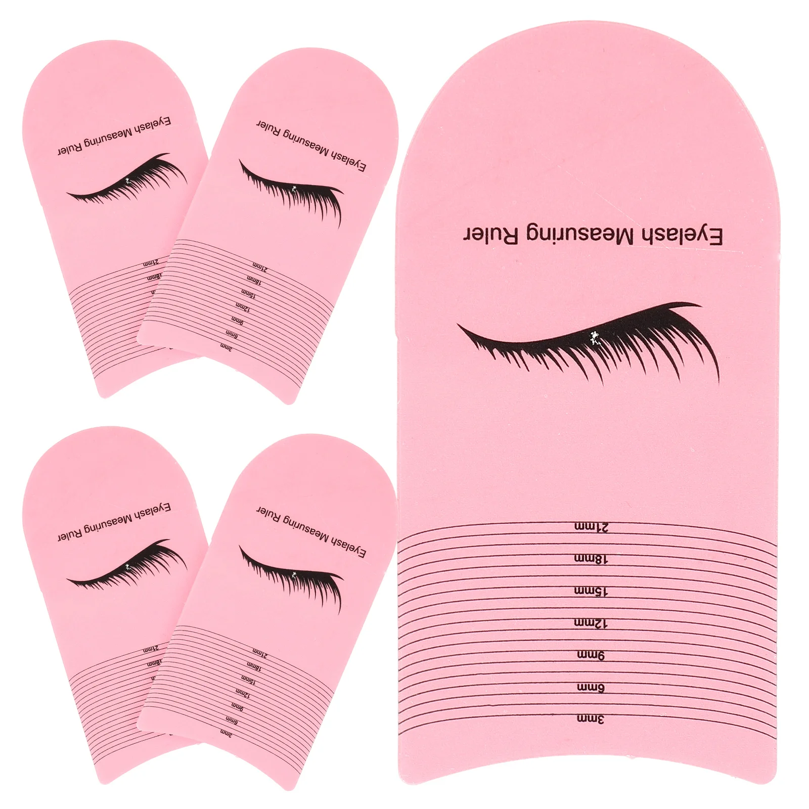 5Pcs Eyelash Measuring Rulers Lash Stencil Tools Plastic Eyelash Extension Measuring Tool Curling Degree Ruler
5Pcs Eyelash Measuring Rulers Lash Stencil Tools Plastic Eyelash Extension Measuring Tool Curling Degree Ruler