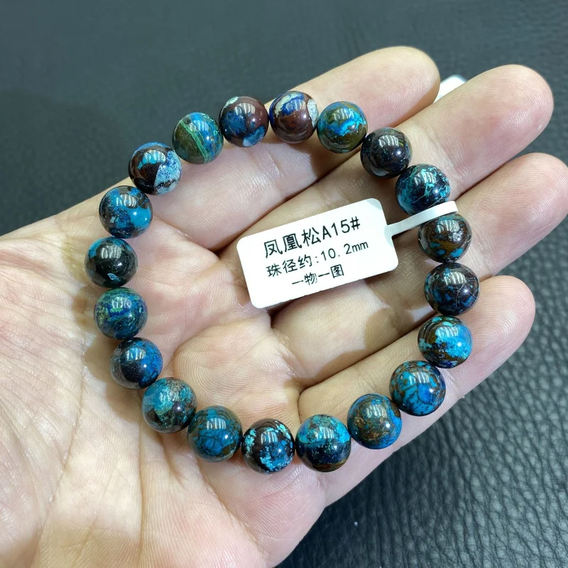 Natural Bracelet Women, Blue Copperite, Multicolored Stone, Co-Occurring Silicon Peacock Turquoise Bracele
Natural Bracelet Women, Blue Copperite, Multicolored Stone, Co-Occurring Silicon Peacock Turquoise Bracele