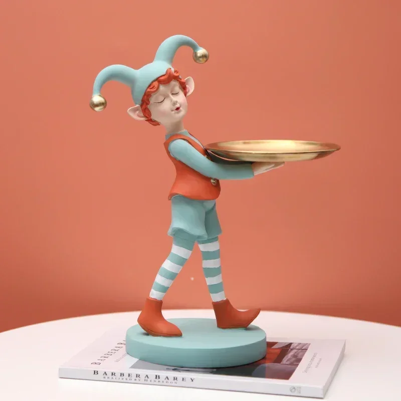 European Elf Character Storage Tray Resin Decoration Home Livingroom Desktop Figurines Ornaments Hotel Club KTV Sculpture Crafts
European Elf Character Storage Tray Resin Decoration Home Livingroom Desktop Figurines Ornaments Hotel Club KTV Sculpture Crafts