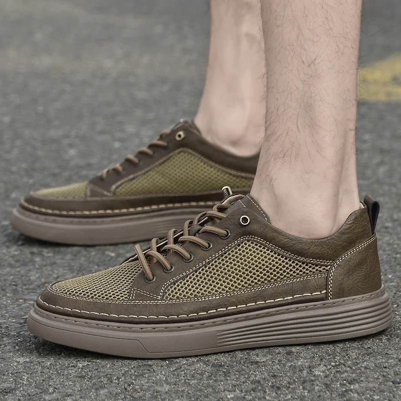 Men's Flying Woven Mesh Fashionable Casual Shoes and Board Shoes Summer Men Sneakers Breathable Light Men Lace-Up Walking Shoes
Men's Flying Woven Mesh Fashionable Casual Shoes and Board Shoes Summer Men Sneakers Breathable Light Men Lace-Up Walking Shoes