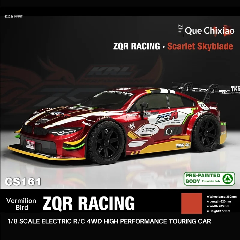 KKPIT 1 8 Scale Electric 4WD Rc Touring Drift Racing Car ZQR Scarlet Skyblade Pre Painted Body KRL RS Chassis High Performance
KKPIT 1 8 Scale Electric 4WD Rc Touring Drift Racing Car ZQR Scarlet Skyblade Pre Painted Body KRL RS Chassis High Performance