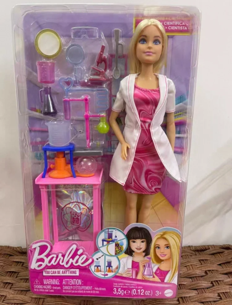 In Stock Barbi e Scientist Set Doll Career Playset Professional Laboratory Tools Pretend Role Play Friend Holiday Surprise Gift
In Stock Barbi e Scientist Set Doll Career Playset Professional Laboratory Tools Pretend Role Play Friend Holiday Surprise Gift