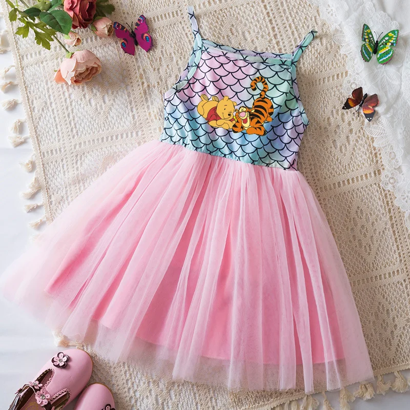 The Tigger Movie Dress Kids Princess Summer Sling Girl Clothes Tutu Princess Dresses Mermaid Beaches Part Birthday Costumes
The Tigger Movie Dress Kids Princess Summer Sling Girl Clothes Tutu Princess Dresses Mermaid Beaches Part Birthday Costumes