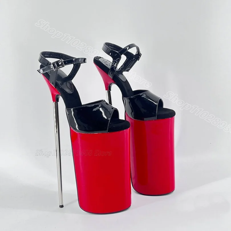 Black Platform Metal Heels Sandals Open Toe Ankle Buckle British Style Women Casual Party Sexy Sandals 2024 Zapatos Para Mujere
Black Platform Metal Heels Sandals Open Toe Ankle Buckle British Style Women Casual Party Sexy Sandals 2024 Zapatos Para Mujere
