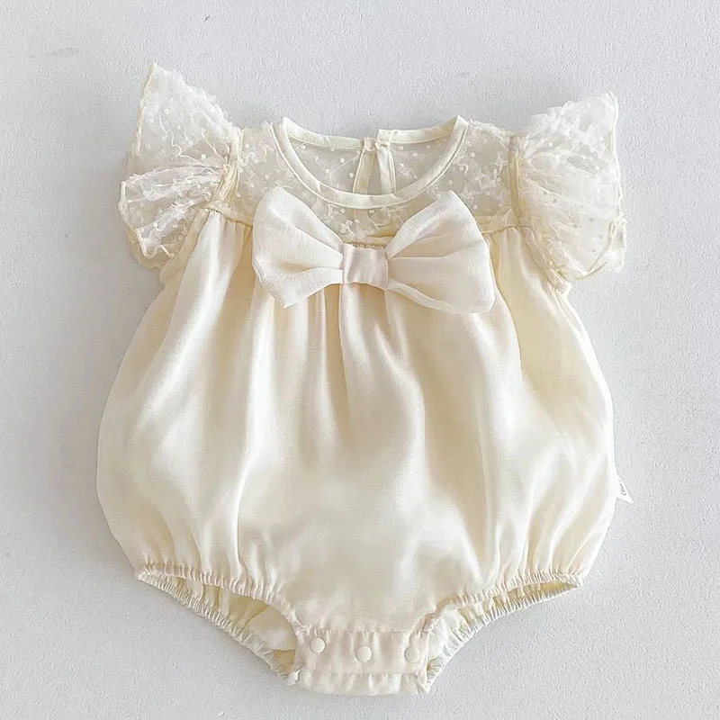 2025 New Summer Newborn Baby Girls Romper Flying Sleeve Cotton Mesh Splicing Toddler Baby Girls Jumpsuit 0-24M Children Clothes
2025 New Summer Newborn Baby Girls Romper Flying Sleeve Cotton Mesh Splicing Toddler Baby Girls Jumpsuit 0-24M Children Clothes