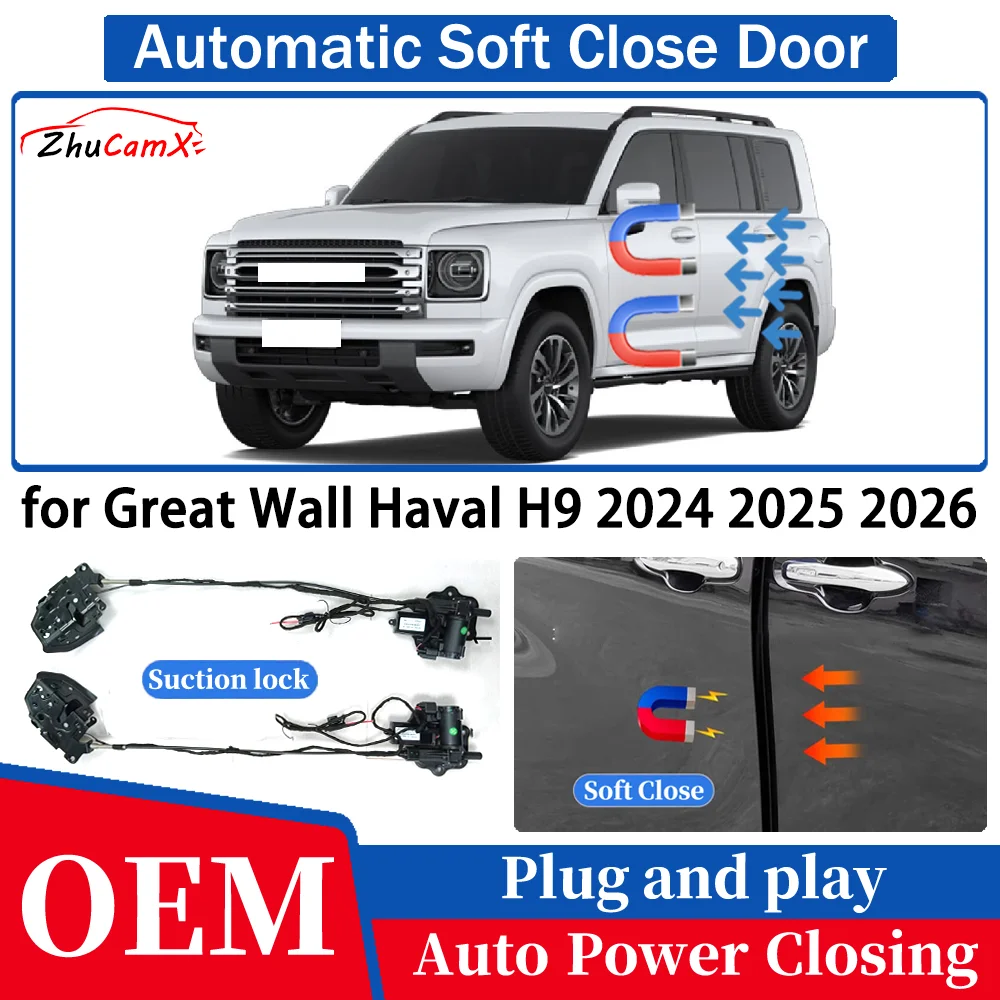 ZJCGO for Great Wall Haval H9 2024 2025 2026 OEM Car Automatic Soft Close Door Electric Suction Kit Auto Power Closing System
ZJCGO for Great Wall Haval H9 2024 2025 2026 OEM Car Automatic Soft Close Door Electric Suction Kit Auto Power Closing System