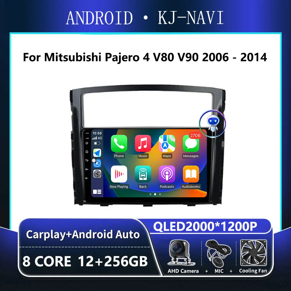 Android 14 Carplay For Mitsubishi Pajero 3 V70 V60 1999 - 2006 Stereo Car Radio Multimedia Player GPS Navigation 2 din DSP WIFI
Android 14 Carplay For Mitsubishi Pajero 3 V70 V60 1999 - 2006 Stereo Car Radio Multimedia Player GPS Navigation 2 din DSP WIFI